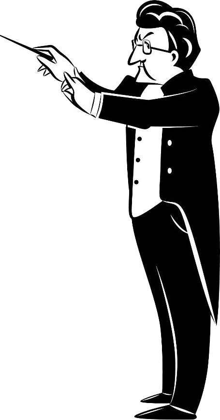 AI Orchestrator conducting agents